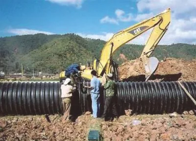 중국 공장 공급 업체 대구경 HDPE 골판지 파이프