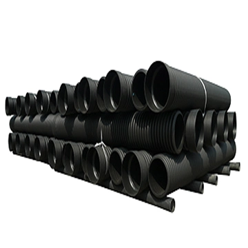 이중 벽 HDPE 골판지 파이프 Dwc HDPE 배수 배수 배수관