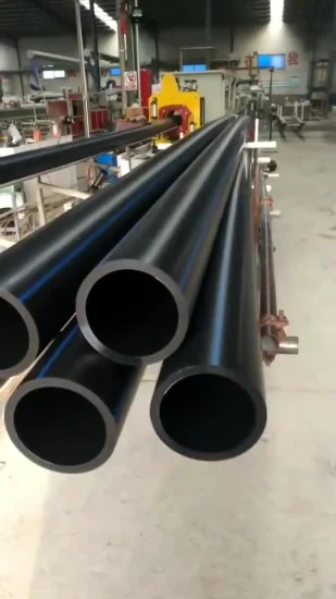 18인치 흰색 직경 400mm HDPE 파이프 PE100 골판지 ASTM F714 PE4710