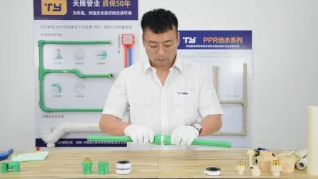 Ty 브랜드 폴리프로필렌 PPR 유압 광 파이프 피팅, 플라스틱 제조업체의 무작위 선택