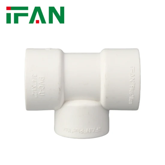 Ifanplus 도매 UPVC 소재 PVC Sch40 피팅 고품질 UPVC 파이프 피팅